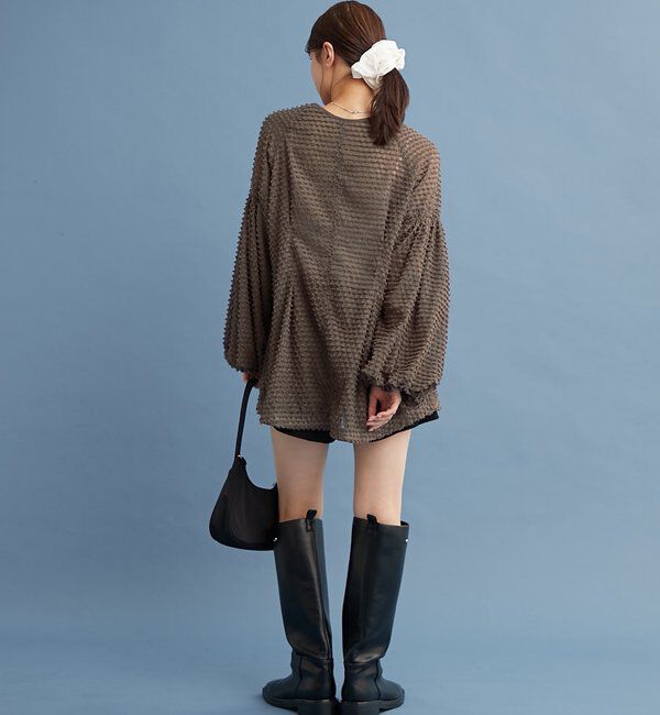  「【@akane__11.1】フリンジシェイプチュニック」|シャツ・ブラウス|