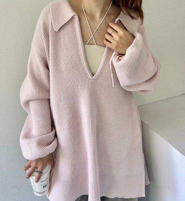  「25AW襟付きBIGニット」|ニット・セーター|