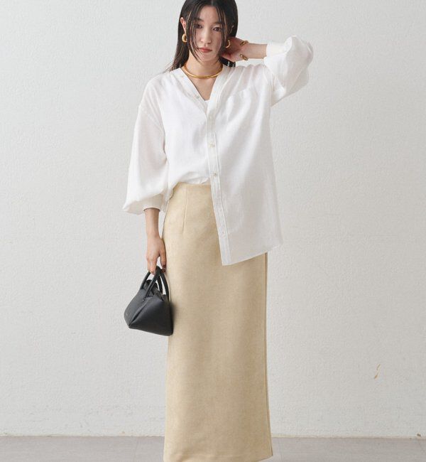  「フェイクスウェードスカート」|スカート|