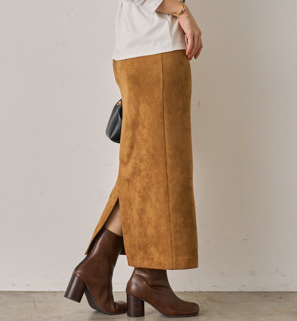  「フェイクスウェードスカート」|スカート|