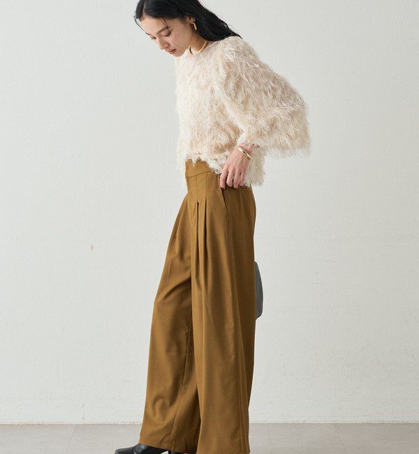  「タブベルトワイドパンツ」|チノ|