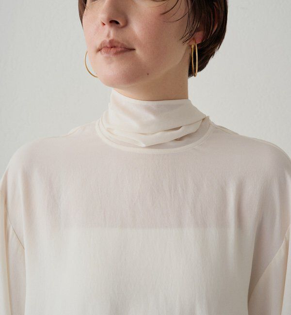  「【Atelier N5/アトリエヌメロサンク】シフォンボウタイブラウス」|シャツ・ブラウス|