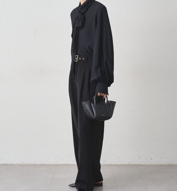  「【Atelier N5/アトリエヌメロサンク】シフォンボウタイブラウス」|シャツ・ブラウス|