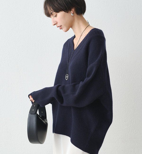  「ウール100Vニット」|ニット・セーター|