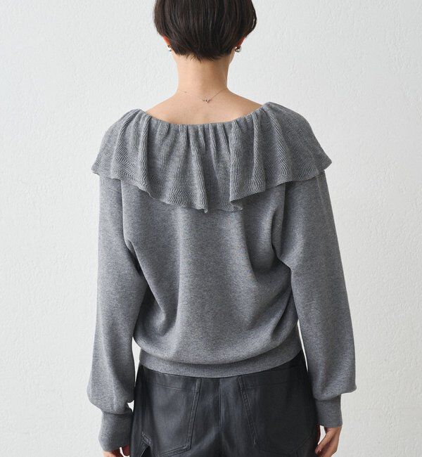  「フリルカラーニット」|ニット・セーター|