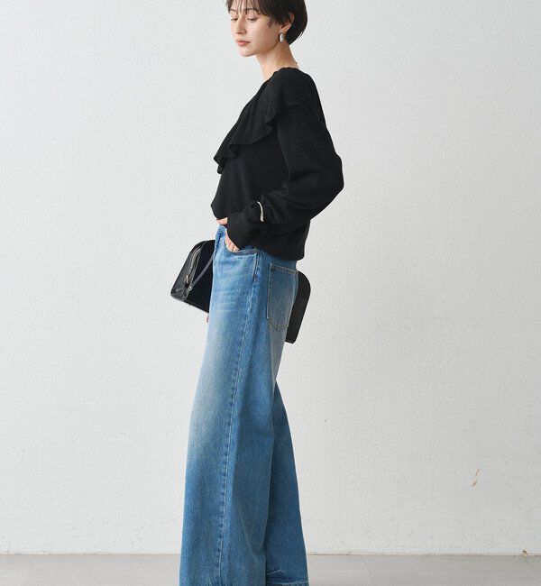  「フリルカラーニット」|ニット・セーター|