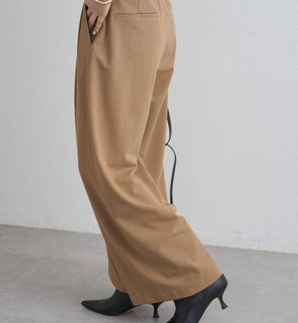  「TR3タックワイドパンツ」|チノ|