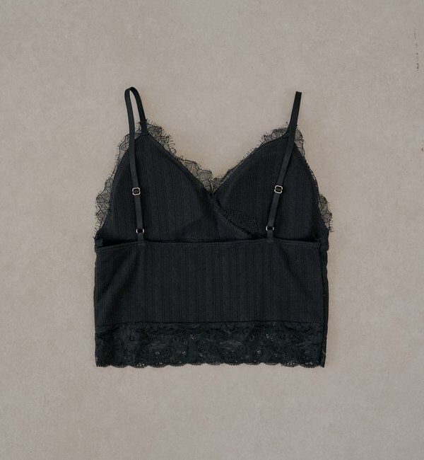  「カップ付レースキャミランジェリー」|キャミソール|