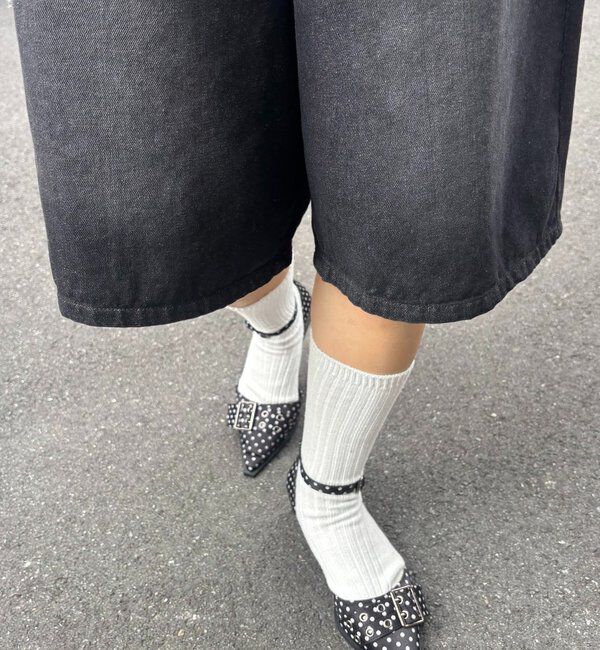  「【HiNT】 BELT STRAP MULE PUMPS」|パンプス|