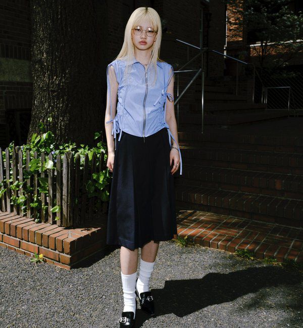  「【HiNT】 BELT STRAP MULE PUMPS」|パンプス|