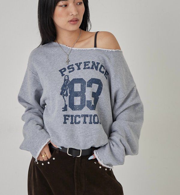  「ELLIOTT NUMBERIHG ONE-SHOULDERSWEATSHIRT」|Tシャツ・カットソー|