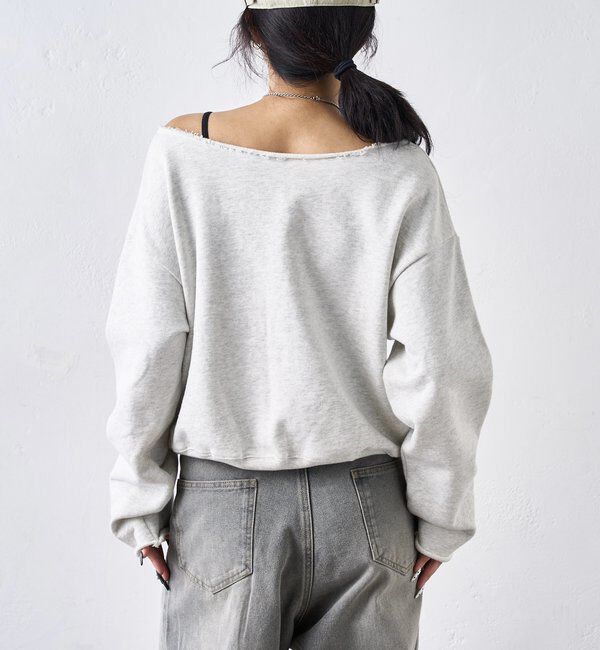  「ELLIOTT NUMBERIHG ONE-SHOULDERSWEATSHIRT」|Tシャツ・カットソー|