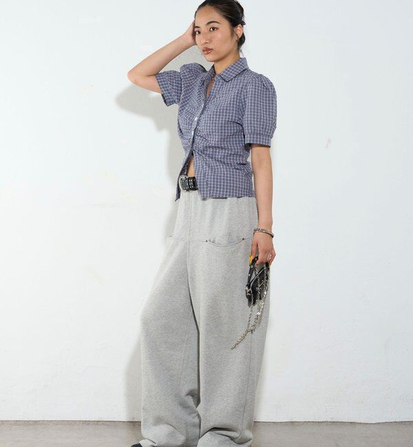  「パフスリーブギャザーブラウス」|シャツ・ブラウス|