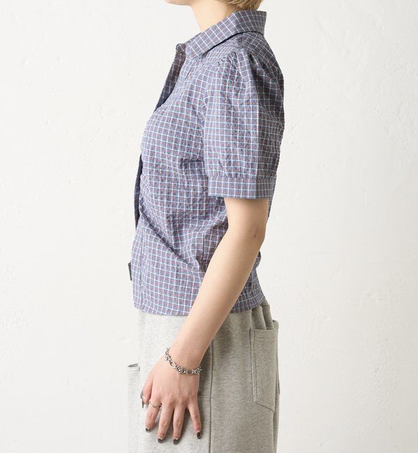  「パフスリーブギャザーブラウス」|シャツ・ブラウス|