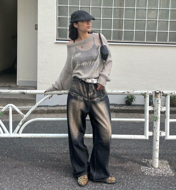  「シアーロゴニット」|ニット・セーター|