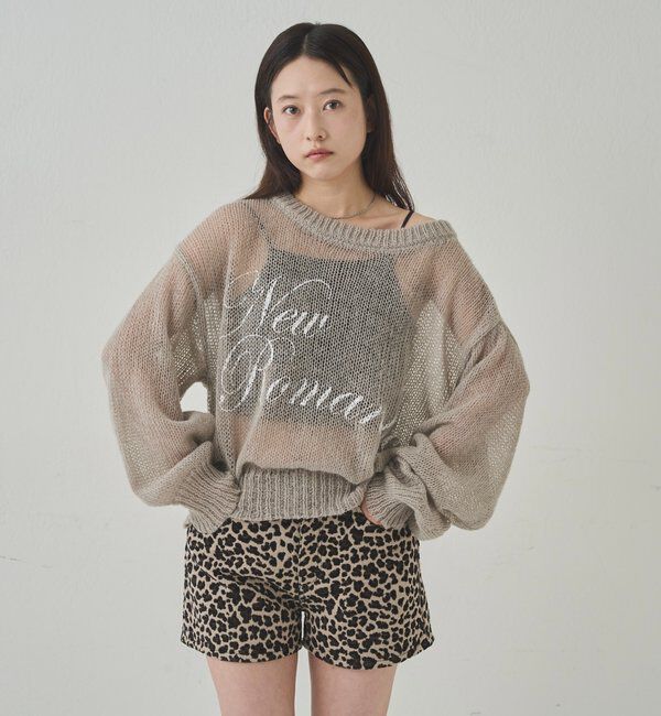  「シアーロゴニット」|ニット・セーター|