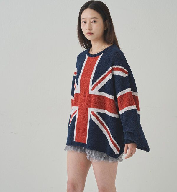  「UNION JACK KNIT」|カーディガン|