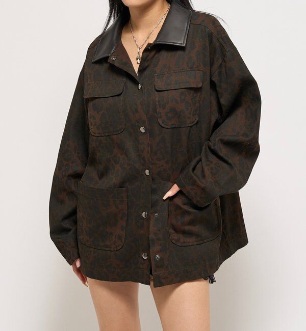  「レオパードカバーオール」|ブルゾン・スタジャン|