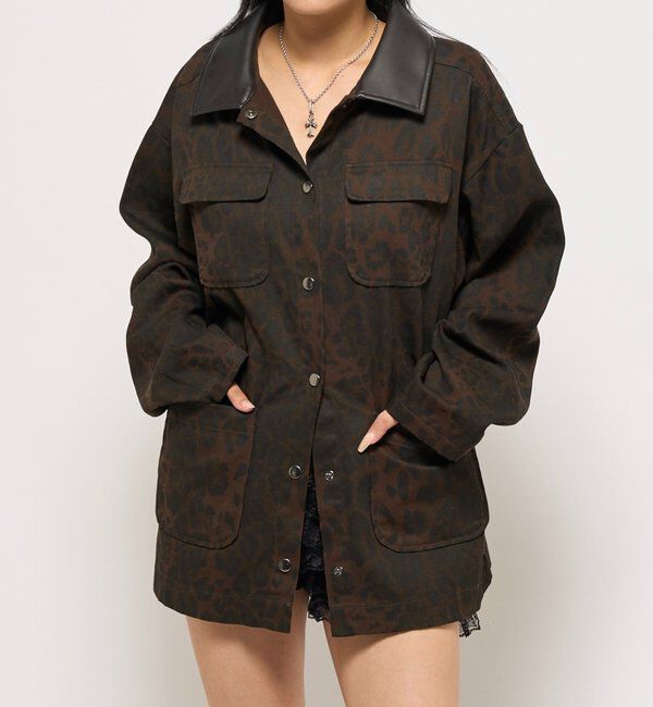  「レオパードカバーオール」|ブルゾン・スタジャン|