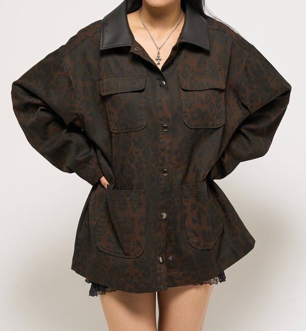  「レオパードカバーオール」|ブルゾン・スタジャン|