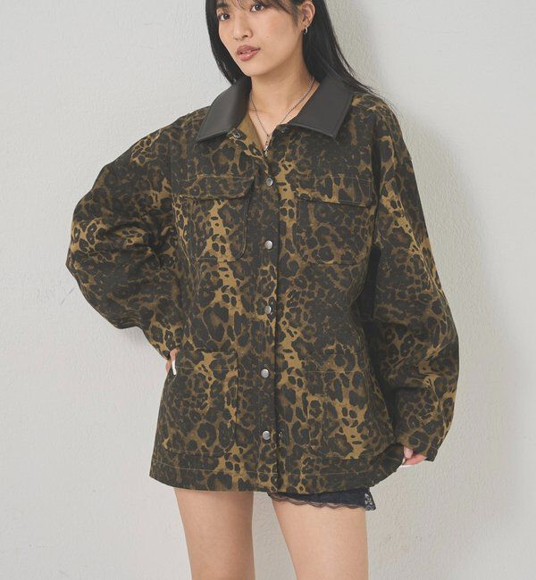  「レオパードカバーオール」|ブルゾン・スタジャン|