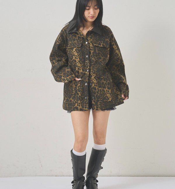  「レオパードカバーオール」|ブルゾン・スタジャン|