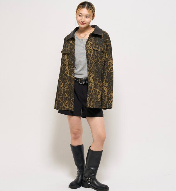  「レオパードカバーオール」|ブルゾン・スタジャン|