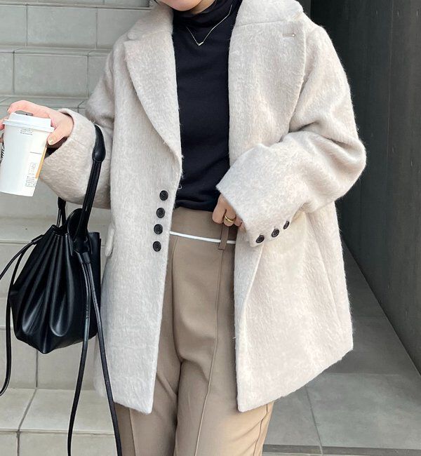  「【サイズ展開あり】シャギーウールコート」|その他|