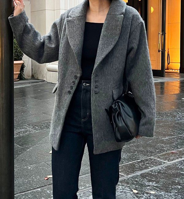  「【サイズ展開あり】シャギーウールコート」|その他|