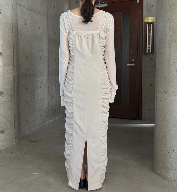  「ギャザーキャミワンピース」|ワンピース|