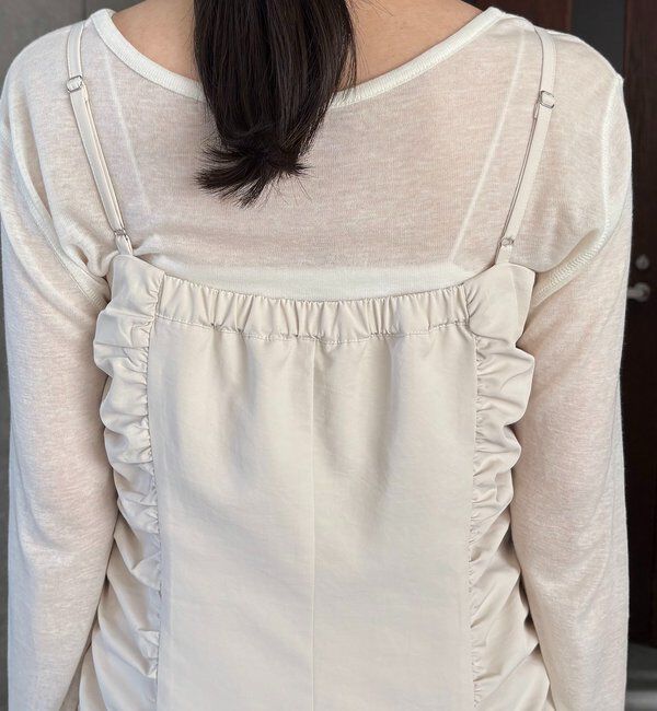  「ギャザーキャミワンピース」|ワンピース|