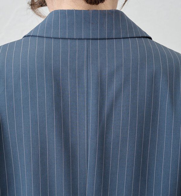  「ストライプビッグジャケット」|テーラードジャケット|