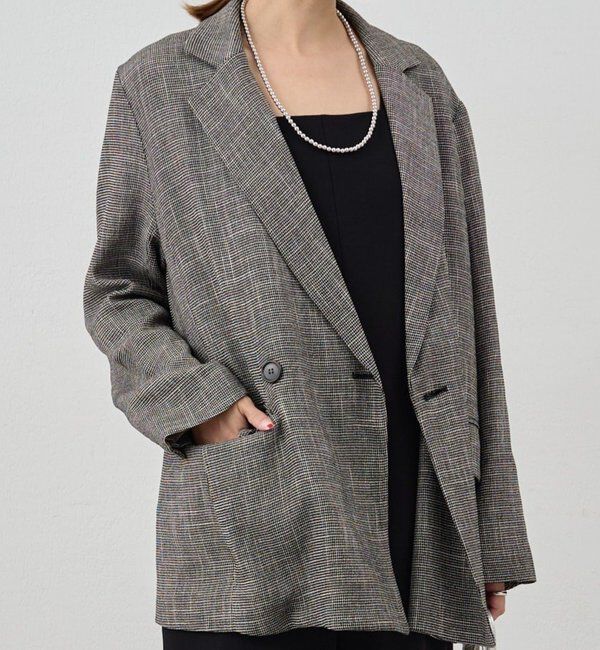 「《名品ジャケット》からみ織りジャケット」|テーラードジャケット|