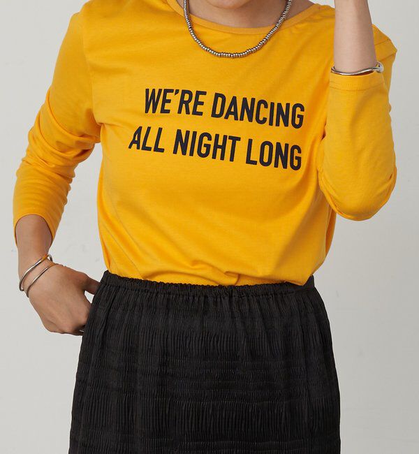  「ロゴロンTEE」|Tシャツ・カットソー|イエロー