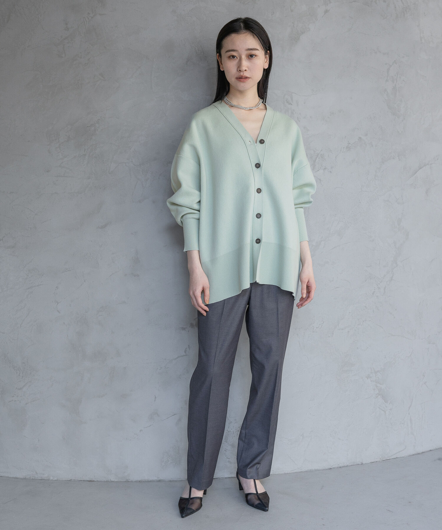 A part by 「【新色追加】スポンジニットBIGカーディガン」|ニット・セーター|