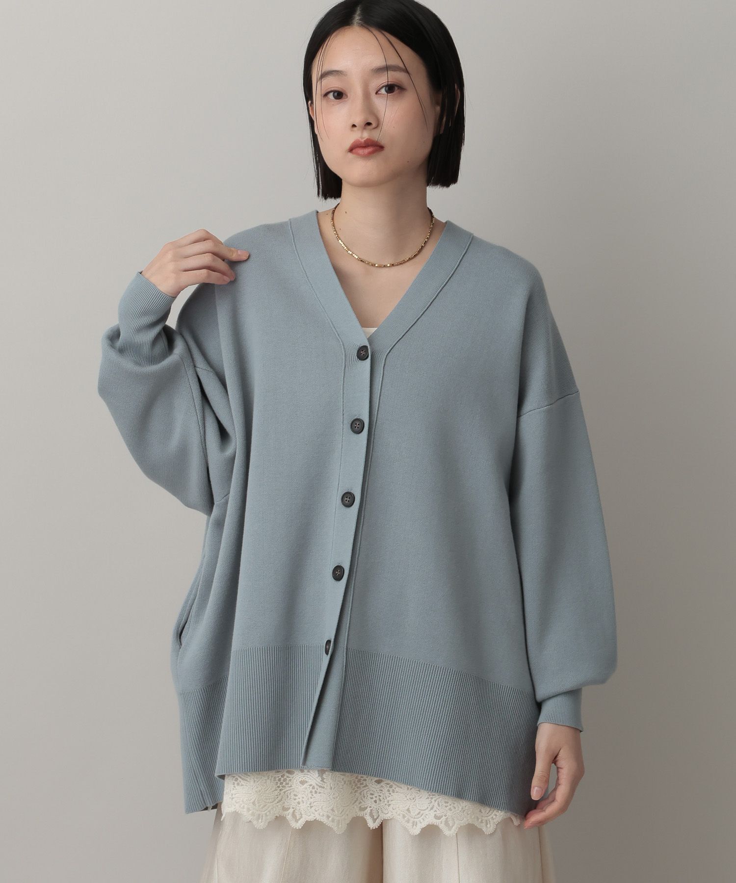 A part by 「【新色追加】スポンジニットBIGカーディガン」|ニット・セーター|