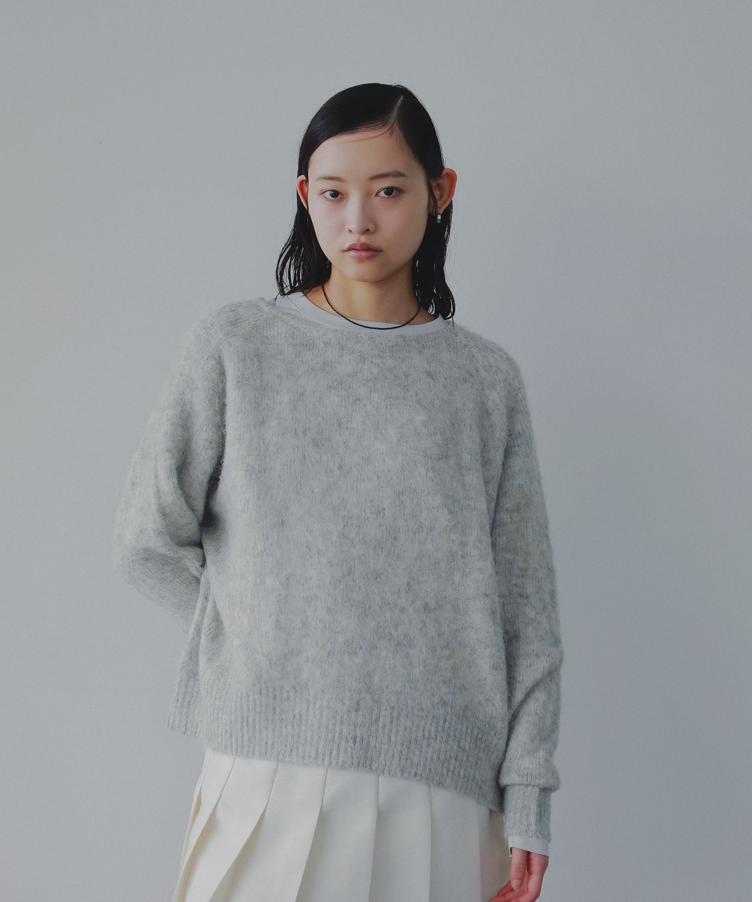 A part by 「【WEB限】シャギーニットプルオーバー」|ニット・セーター|