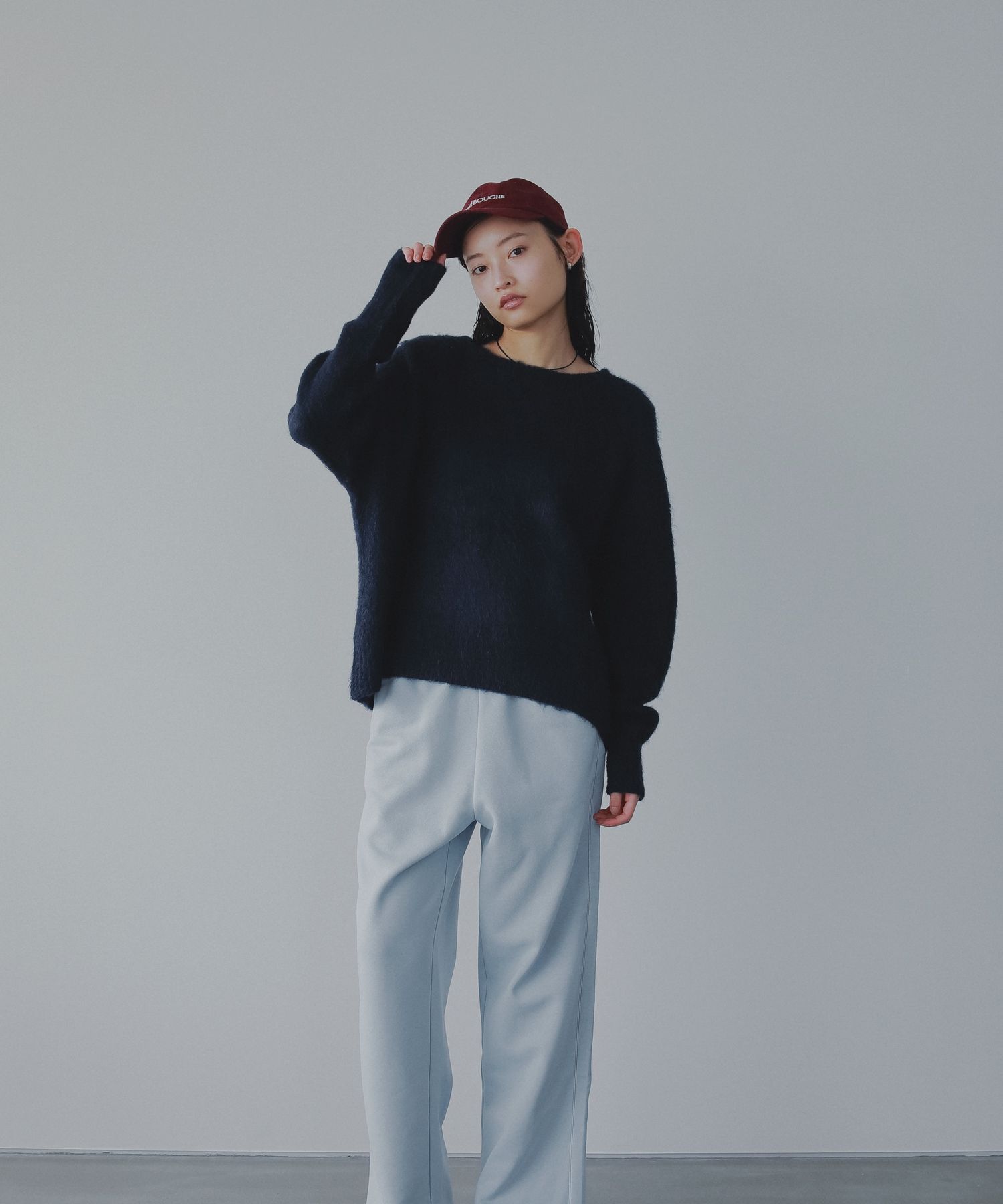 A part by 「【WEB限】シャギーニットプルオーバー」|ニット・セーター|