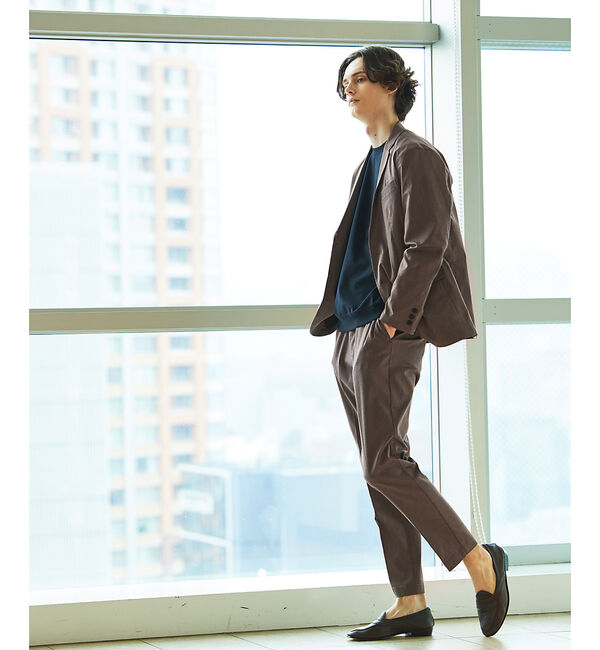 ABAHOUSE「【上下2点セット/セットアップ対応】COOL DRY MAX セットアップ /」|スーツ|モカ