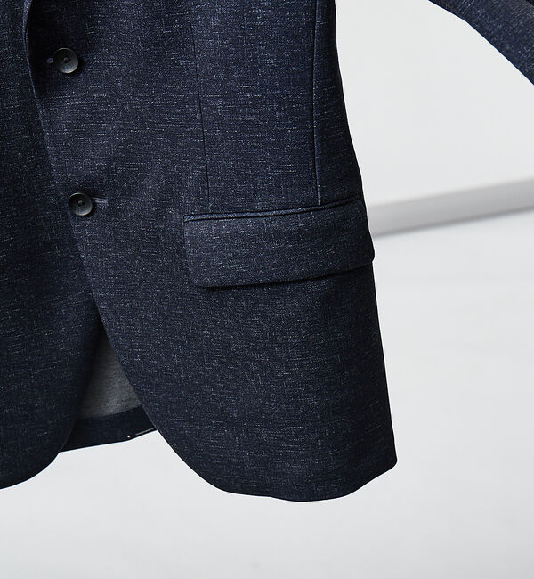 ABAHOUSE「【FLEX JACKET/セットアップ対応】ストレッチ ポンチ ジャケット」|テーラードジャケット|