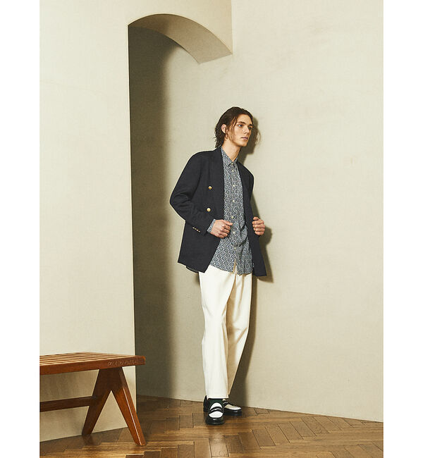 ABAHOUSE「フラワー小紋柄 長袖シャツ」|シャツ・ブラウス|