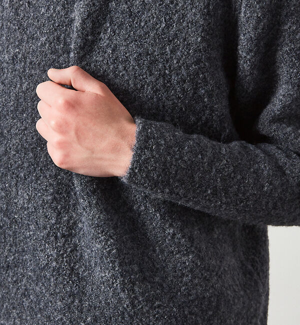 ABAHOUSE「【シャギー調】リングヤーン メランジニット / プルオーバー ニット」|ニット・セーター|