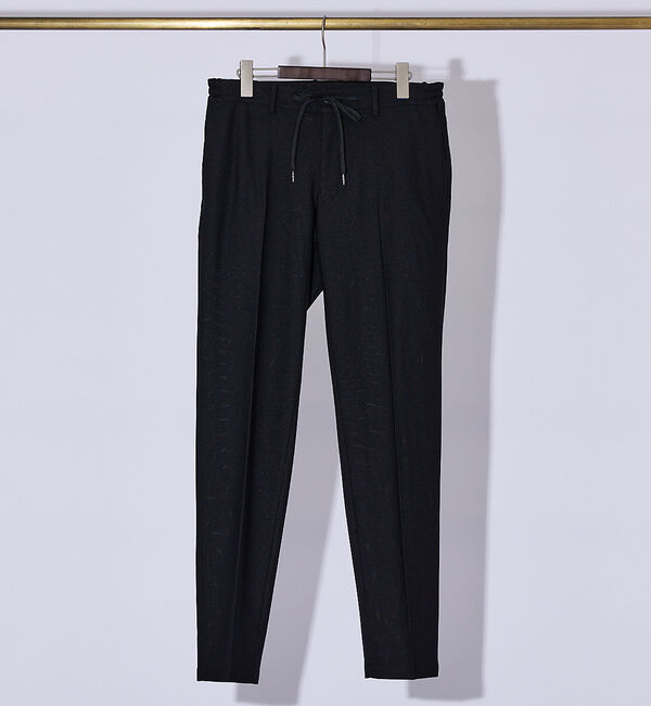 ABAHOUSE「【セットアップ対応】トリコット メッシュパンツ / サマースラックス」|その他|ブラック