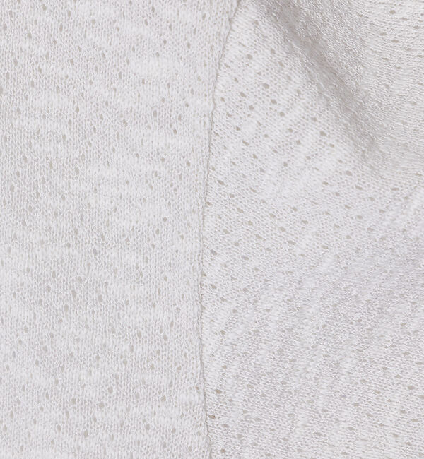 ABAHOUSE「メッシュニット スラブTシャツ / シアー素材」|Tシャツ・カットソー|