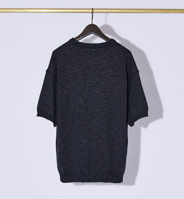 ABAHOUSE「メッシュニット スラブTシャツ / シアー素材」|Tシャツ・カットソー|
