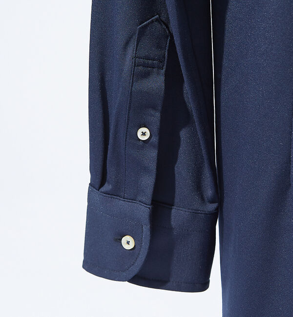 ABAHOUSE「【接触冷感】アイスピケ ストレッチ 長袖シャツ / FLEX SHIRTS」|シャツ・ブラウス|