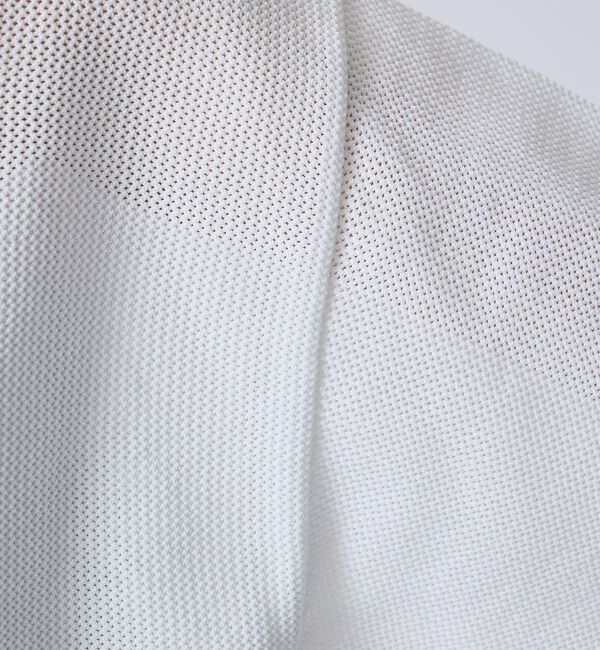 ABAHOUSE「【FORTUNA /フォルトゥナ】ECOTEC KnitメッシュT/エコテックニ」|ニット・セーター|ホワイト