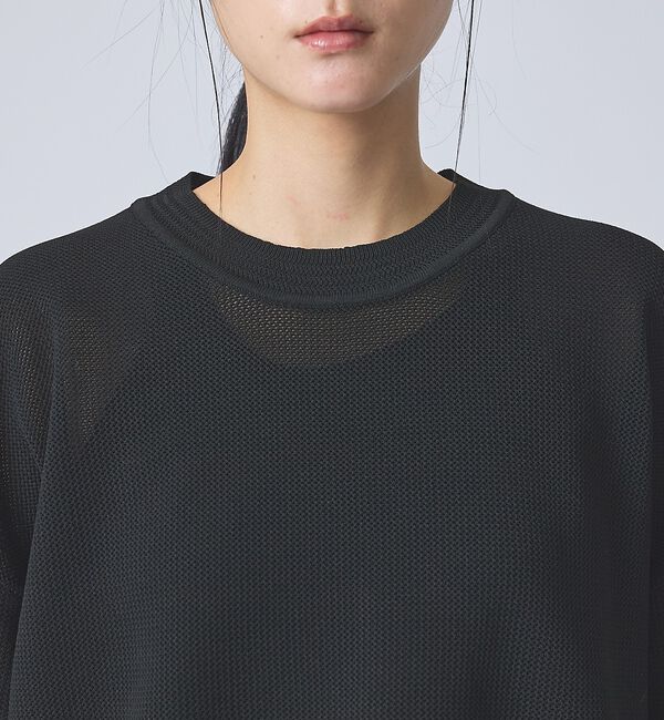 ABAHOUSE「【FORTUNA /フォルトゥナ】ECOTEC KnitメッシュT/エコテックニ」|ニット・セーター|