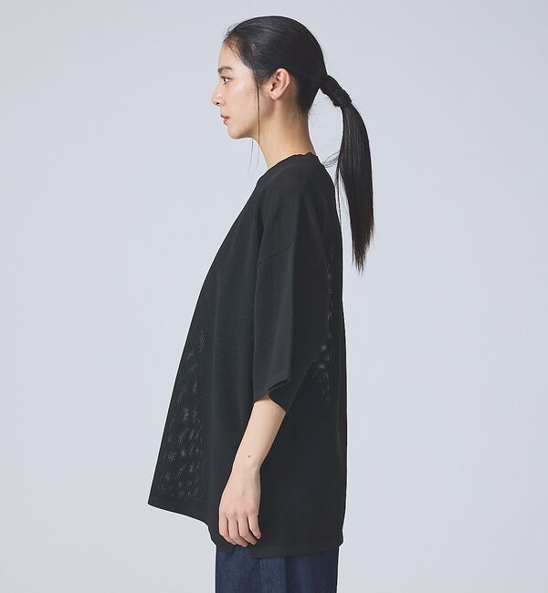 ABAHOUSE「【FORTUNA /フォルトゥナ】ECOTEC KnitメッシュT/エコテックニ」|ニット・セーター|