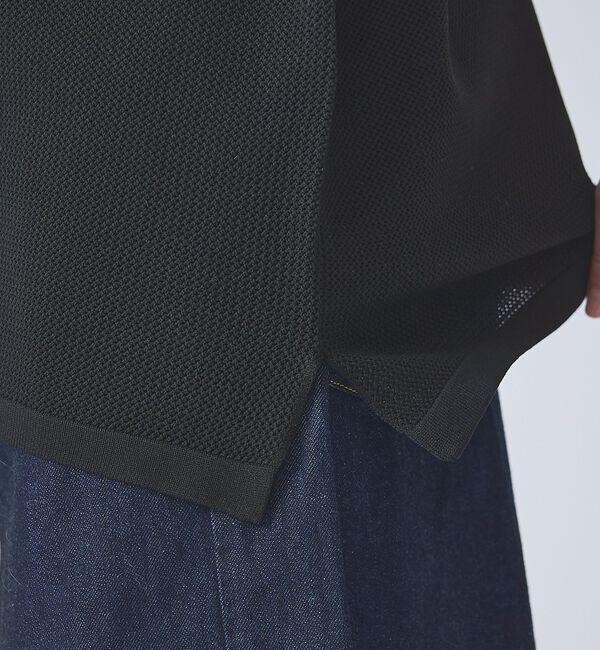 ABAHOUSE「【FORTUNA /フォルトゥナ】ECOTEC KnitメッシュT/エコテックニ」|ニット・セーター|